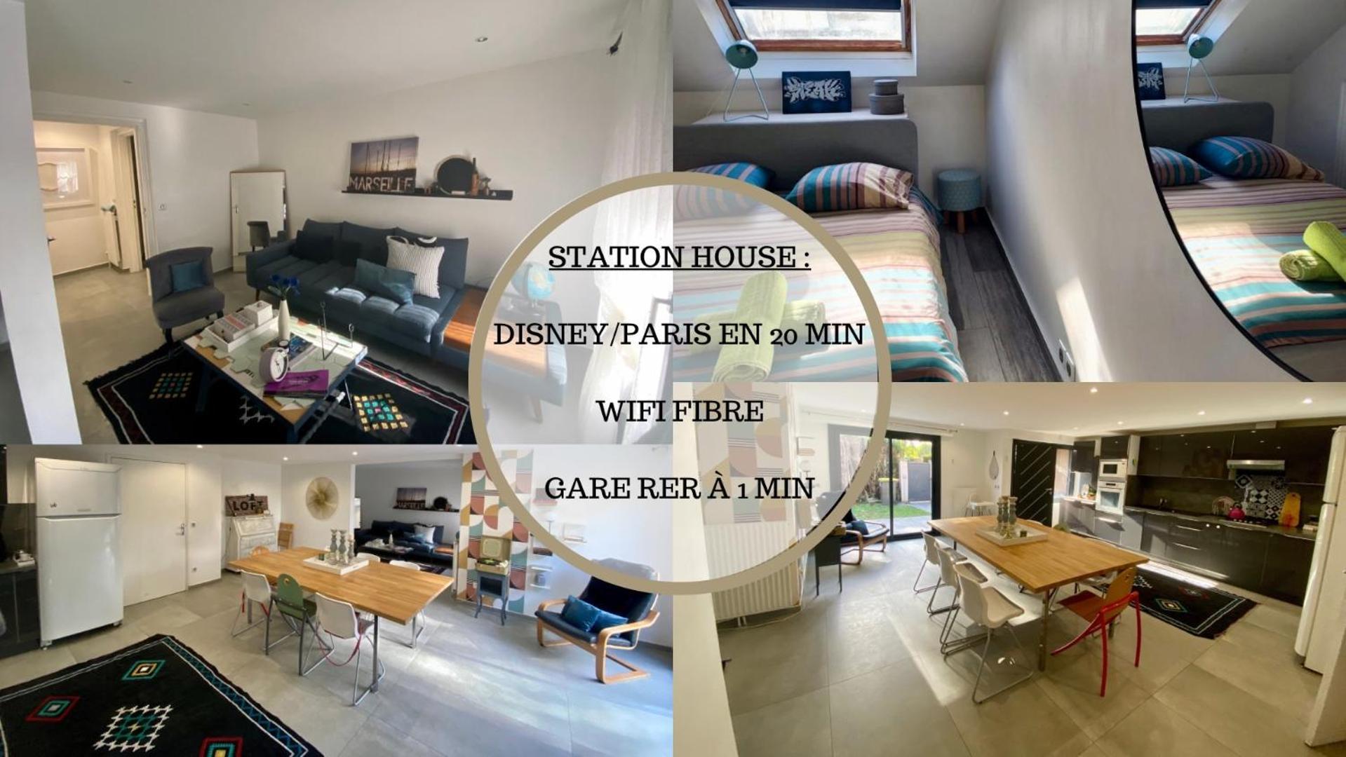 Station House - Maison Entre Disneyland Et Paris Roissy-en-Brie Luaran gambar